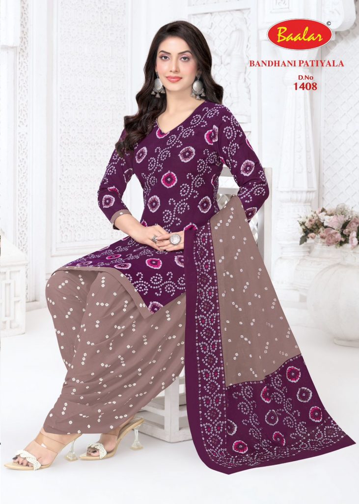 Baalar Bandhani Patiyala Vol-14 – Dress Material