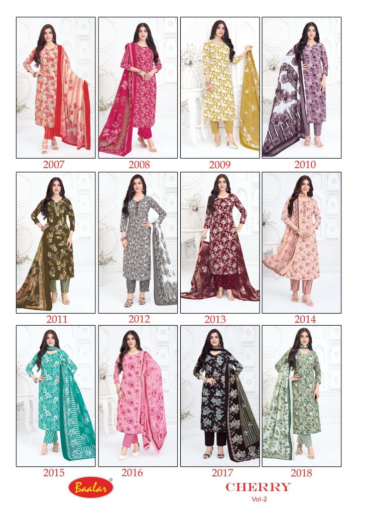 Baalar Cherry Vol-2 – Dress Material