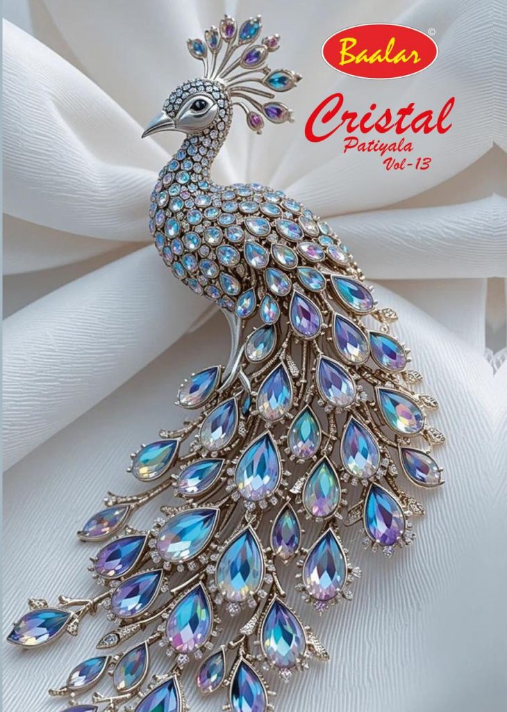Baalar Crystal Patiyala Vol-13 – Dress Material