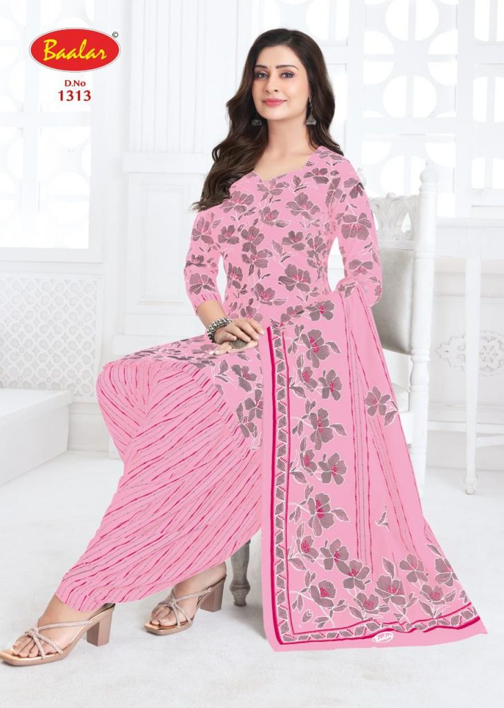 Baalar Crystal Patiyala Vol-13 – Dress Material