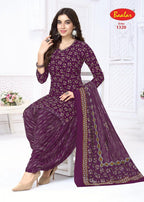 Baalar Crystal Patiyala Vol-13 – Dress Material