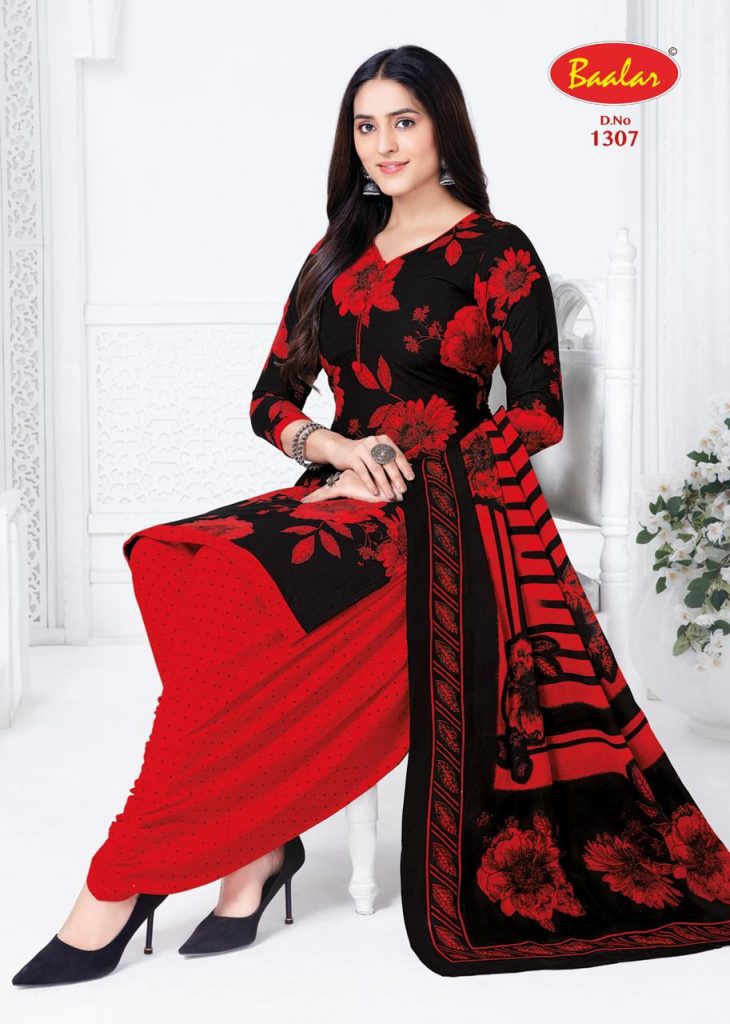 Baalar Crystal Patiyala Vol-13 – Dress Material