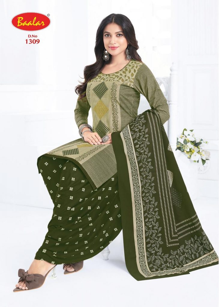 Baalar Crystal Patiyala Vol-13 – Dress Material