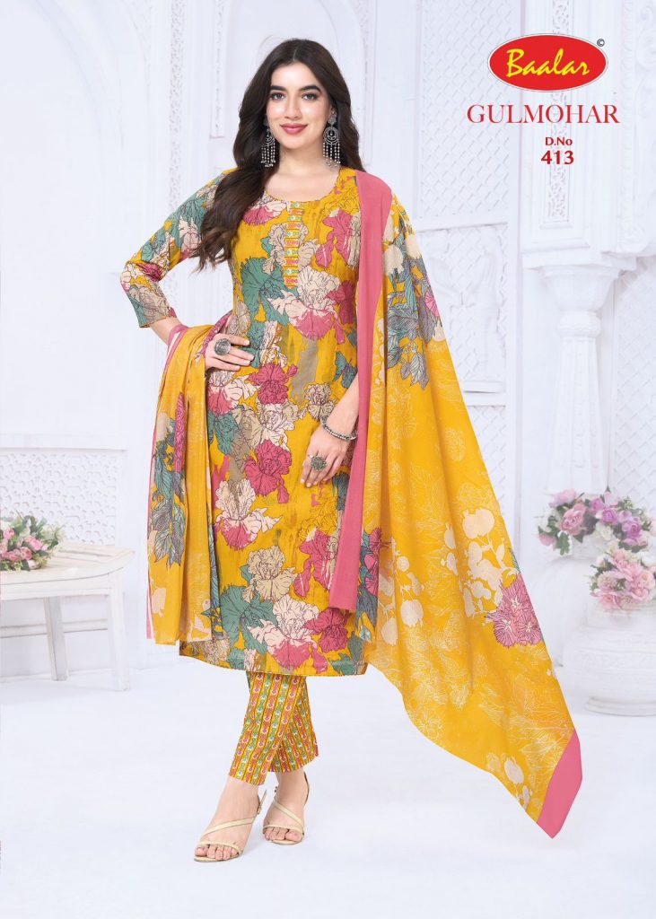 Baalar Gulmohar Vol-4 – Dress Material