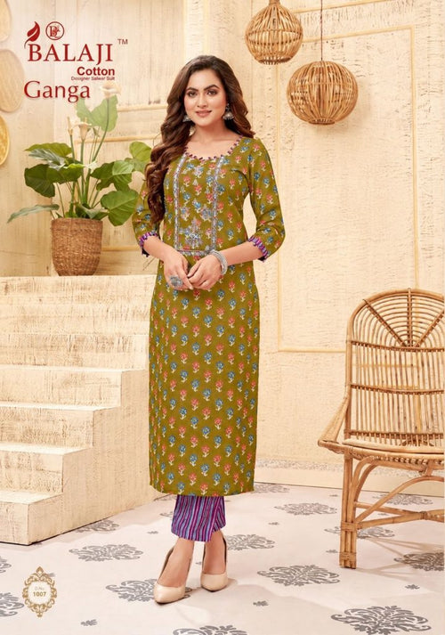Balaji Ganga Vol-1 – Straight Kurtis
