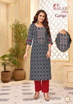 Balaji Ganga Vol-1 – Straight Kurtis