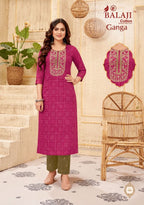Balaji Ganga Vol-1 – Straight Kurtis