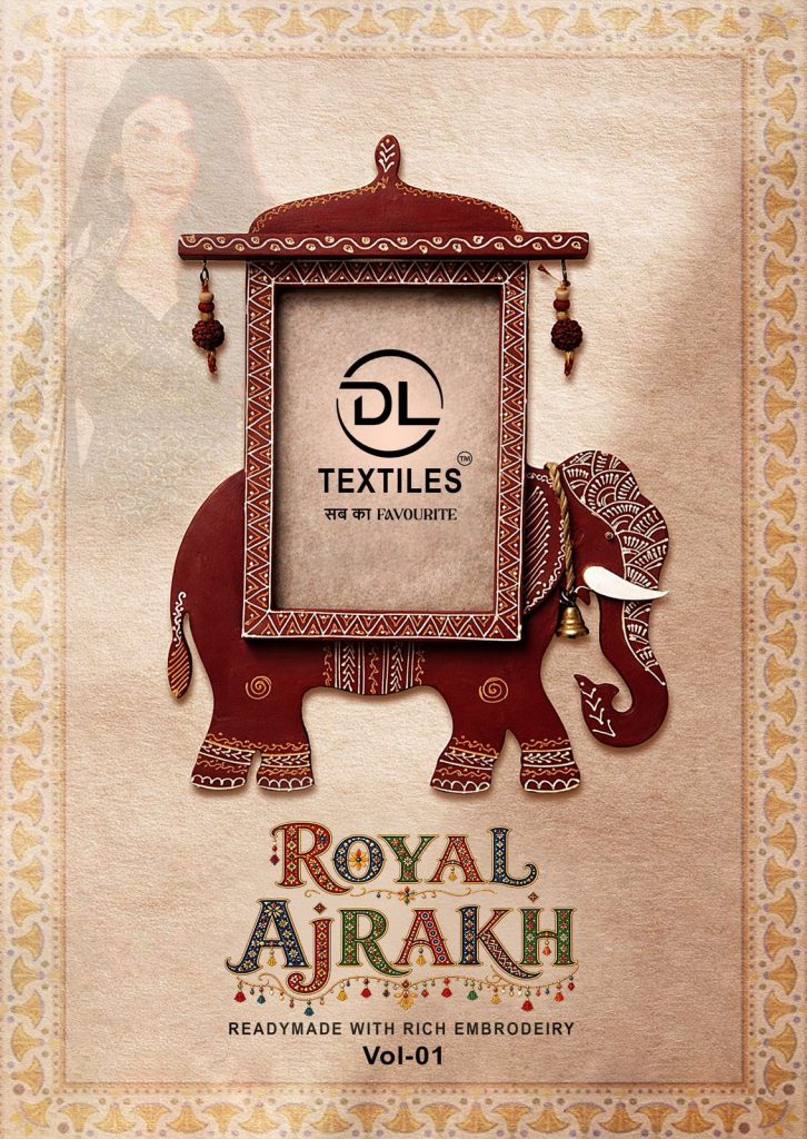 DL Royal Ajrakh Vol-1 – Kurti Pant With Dupatta