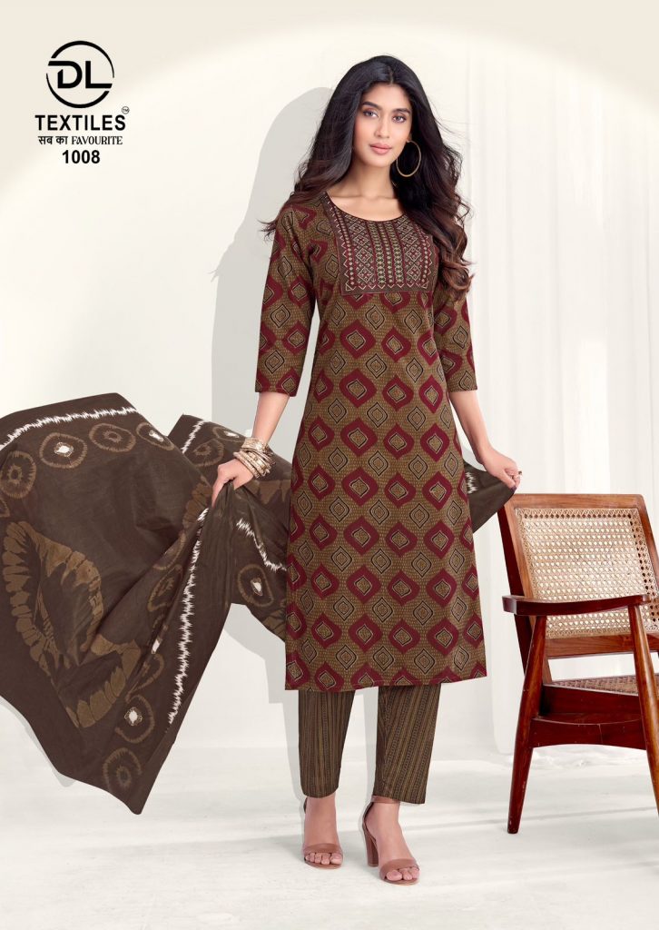 DL Royal Ajrakh Vol-1 – Kurti Pant With Dupatta
