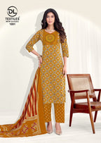 DL Royal Ajrakh Vol-1 – Kurti Pant With Dupatta