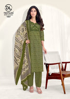 DL Royal Ajrakh Vol-1 – Kurti Pant With Dupatta
