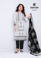 Deeptex Aaliza B & W Vol-4 – Karachi Kurti Pant With Dupatta
