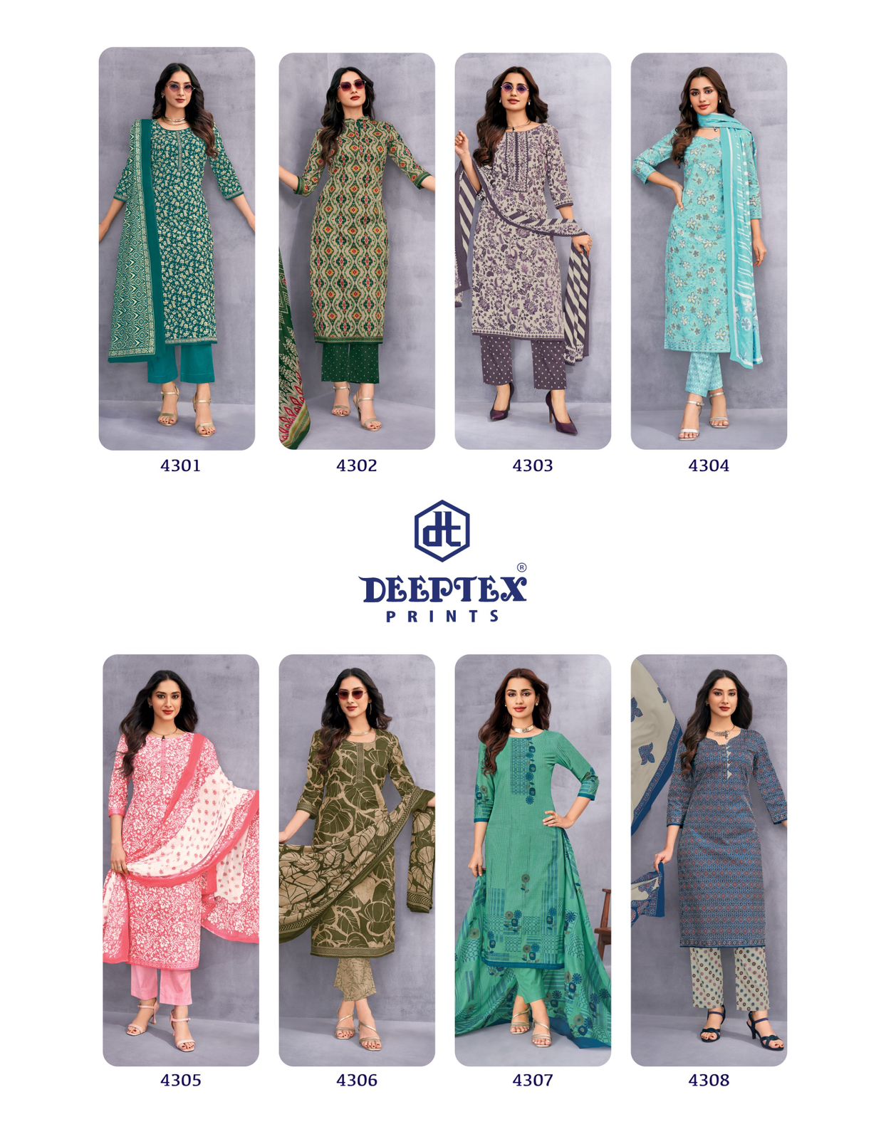 Deeptex Chief Guest Vol-43 Cotton Drees Materaisl