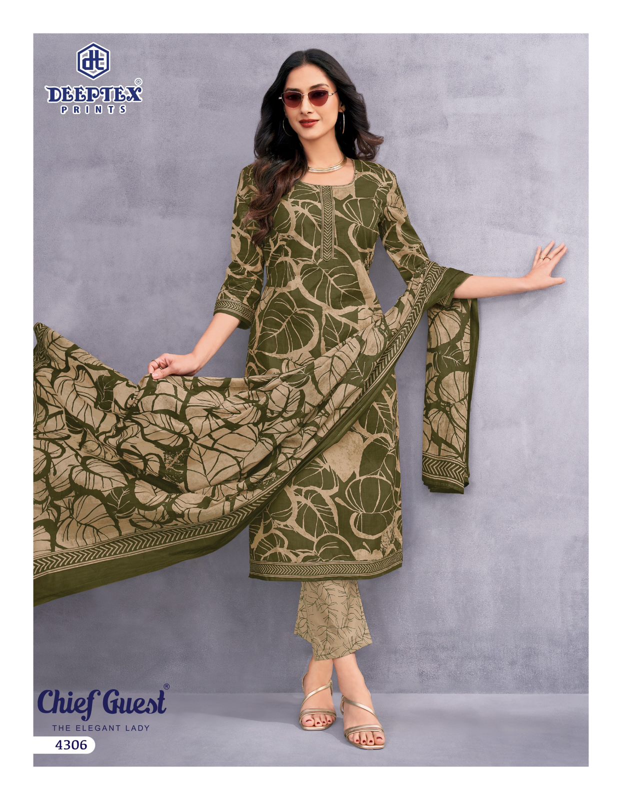 Deeptex Chief Guest Vol-43 Cotton Drees Materaisl
