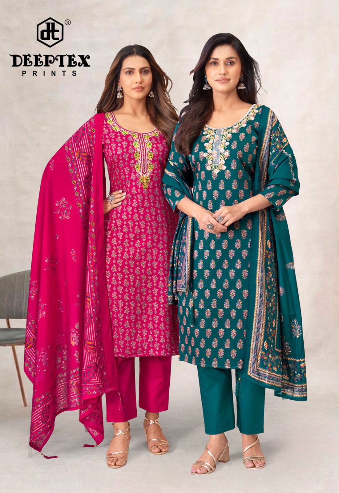 Deeptex Mausami Vol-2 Cotton Printed Drees Materaisl