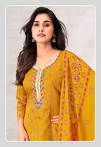 Deeptex Mausami Vol-2 Cotton Printed Drees Materaisl