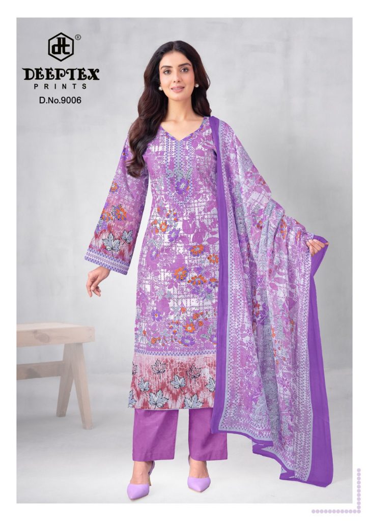 Deeptex Roohi Zara Vol-9 – Karachi Readymade Kurti Pant With Dupatta