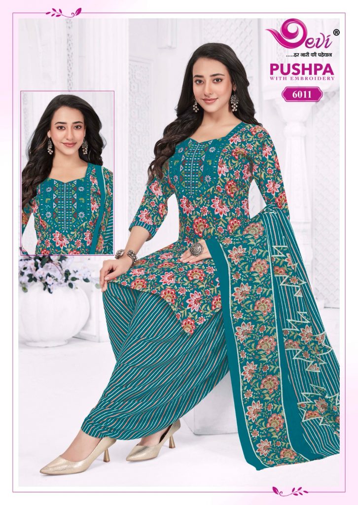 Devi Pushpa Vol-6 – Readymade With Lining