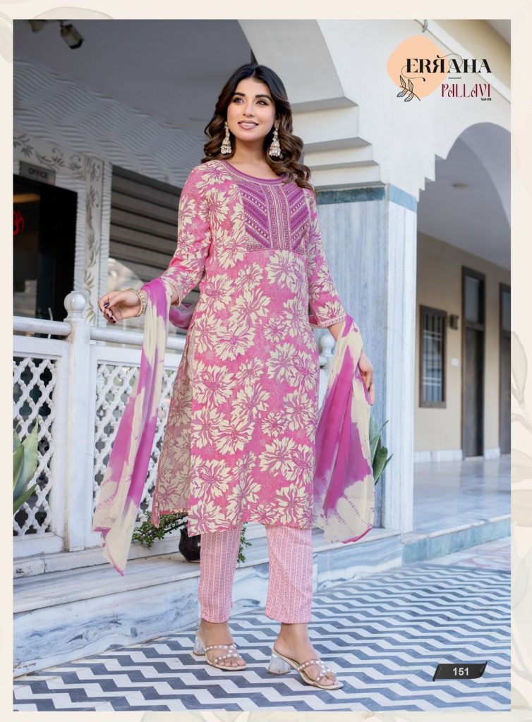 Erraha Pallavi Vol-6 – Kurti Pant With Dupatta