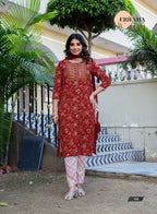 Erraha Pallavi Vol-6 – Kurti Pant With Dupatta