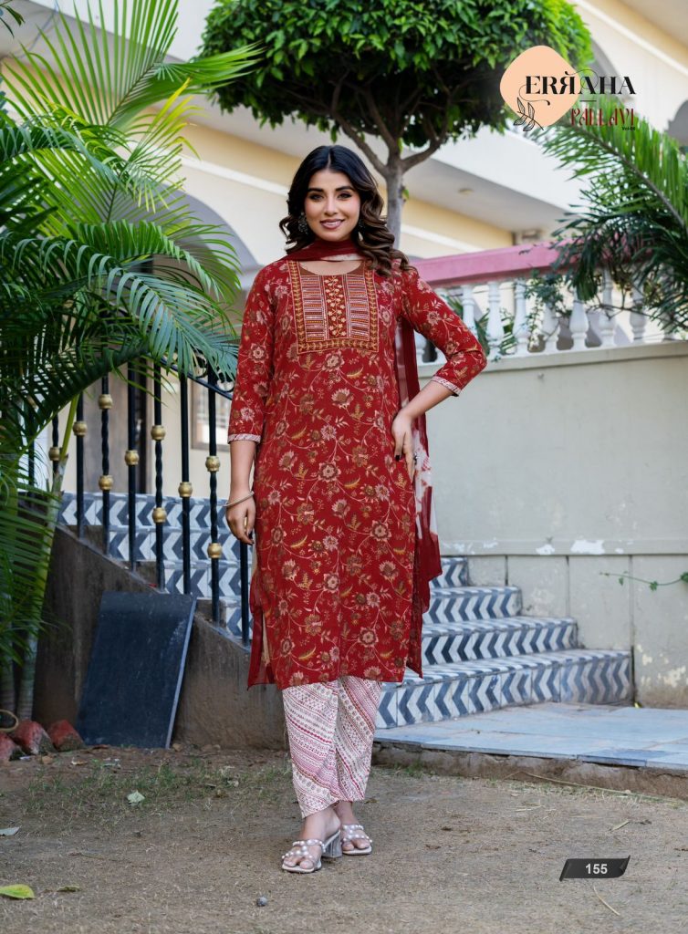 Erraha Pallavi Vol-6 – Kurti Pant With Dupatta