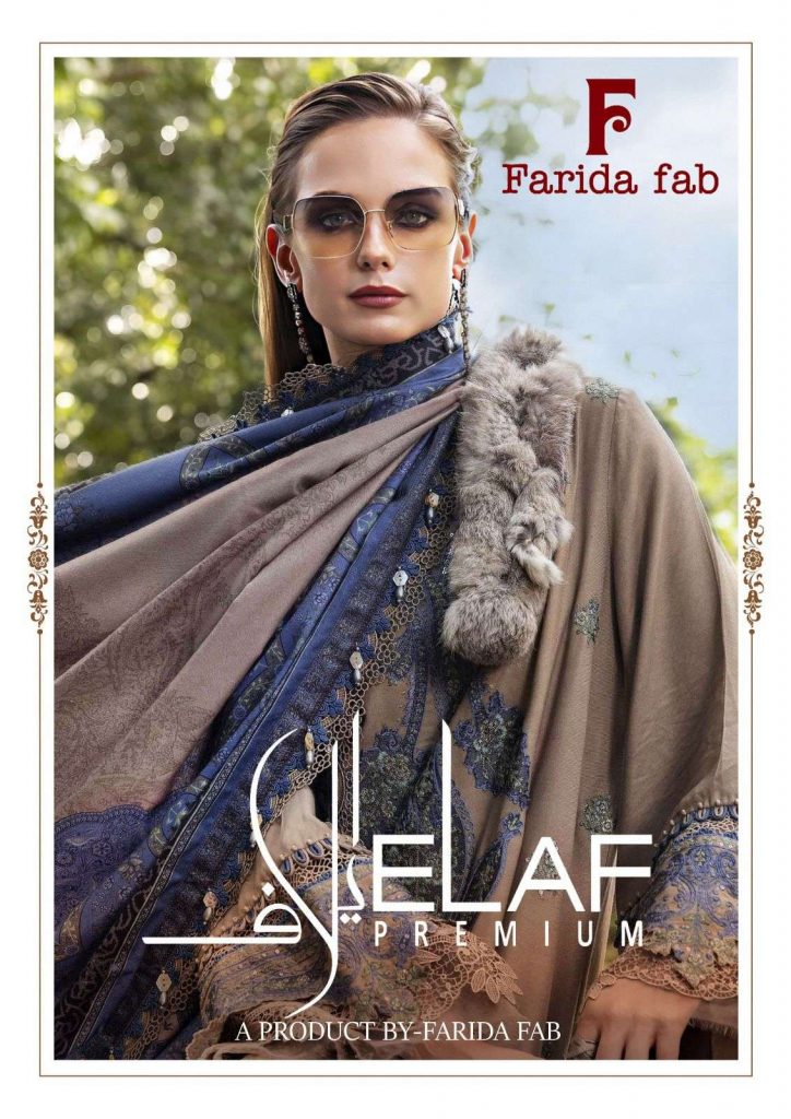 Farida Fab Elaf Premium – Karachi Readymade Kurti Pant With Dupatta