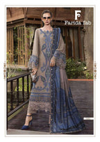 Farida Fab Elaf Premium – Karachi Readymade Kurti Pant With Dupatta