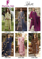 Farida Fab Elaf Premium – Karachi Readymade Kurti Pant With Dupatta