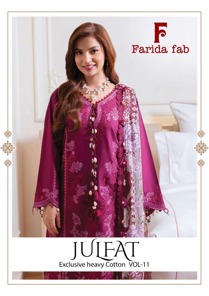 Farida Fab Julfat Vol-11 – Karachi dress material