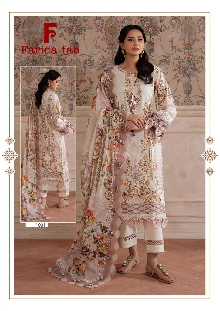Farida Fab Julfat Vol-11 – Karachi dress material