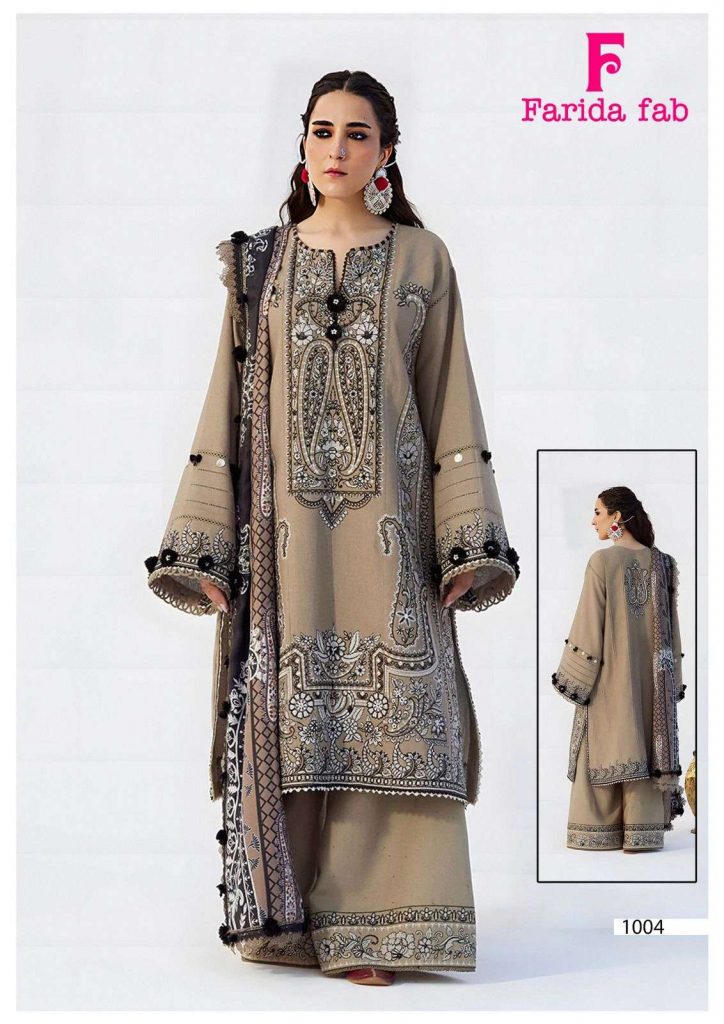 Farida fab parian dream vol-22 – karachi dress material