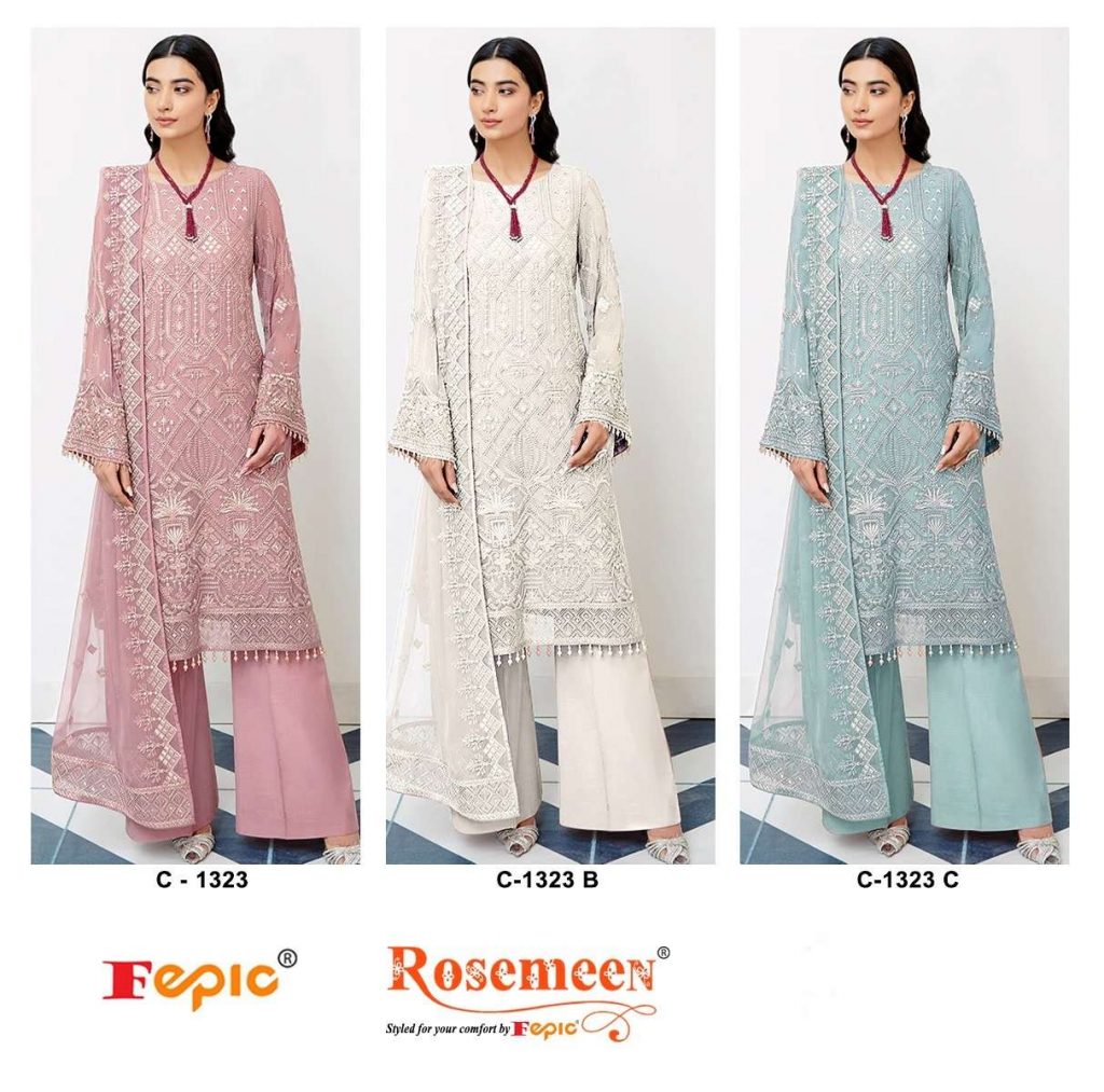 Fepic Rosemeen C 1323 – Pakistani Dress Material