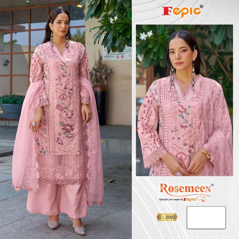 fepic Rosemeen C- 2002 – Pakistani Dress Material