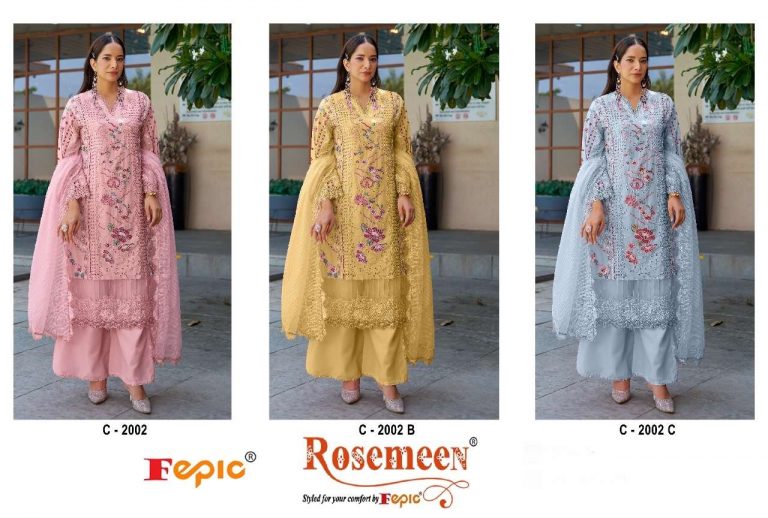 fepic Rosemeen C- 2002 – Pakistani Dress Material