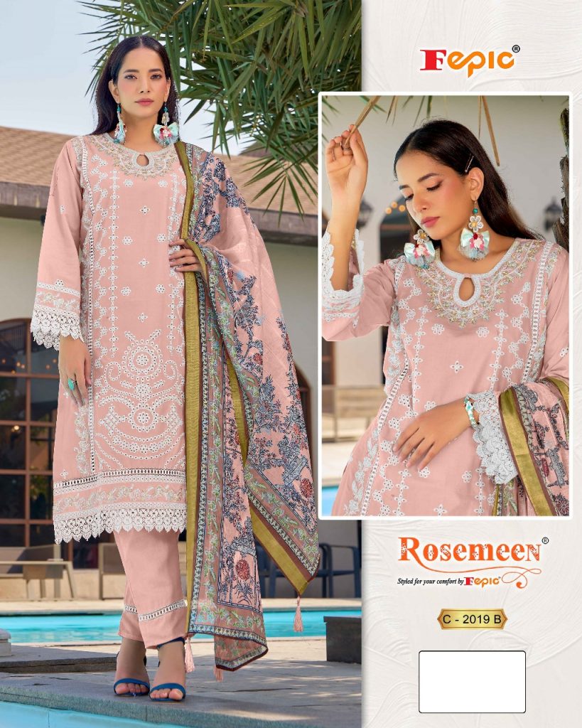 fepic Rosemeen C-2019 – Pakistani Dress Material