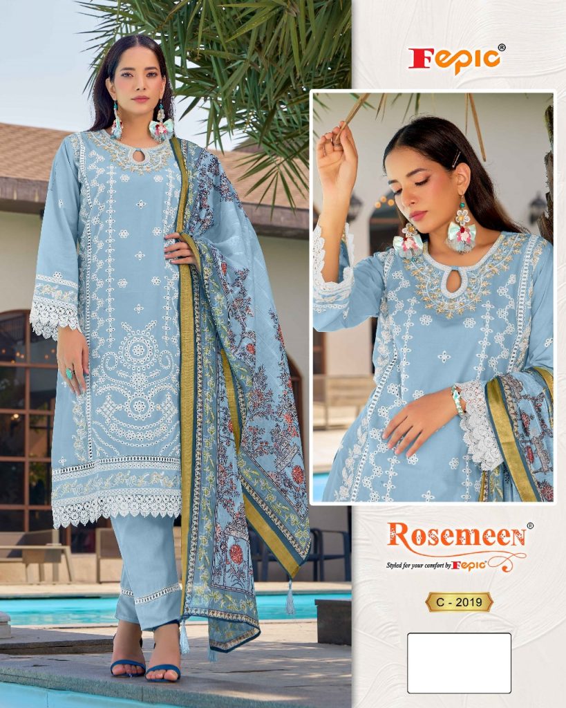 fepic Rosemeen C-2019 – Pakistani Dress Material