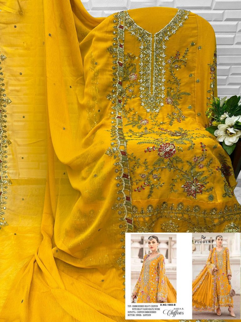 Florent Hit Dn-1055 – Pakistani Dress Material