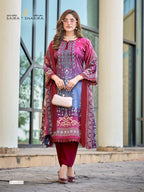 Ganesha Saira Shakira Vol-6 – Karachi Kurti Pant With Dupatta