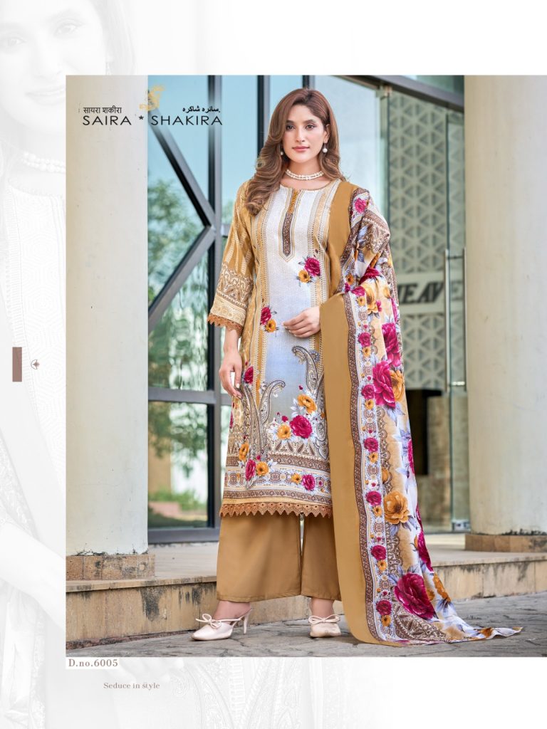 Ganesha Saira Shakira Vol-6 – Karachi Kurti Pant With Dupatta