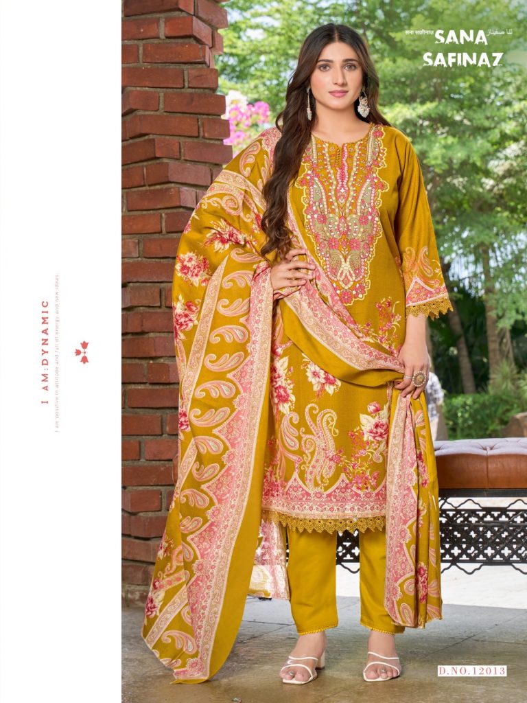 Ganesha Sana Safinaz Vol-12 – Karachi Dress Material