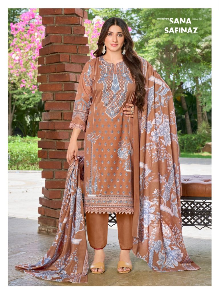 Ganesha Sana Safinaz Vol-12 – Karachi Dress Material