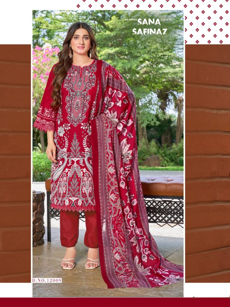 Ganesha Sana Safinaz Vol-12 – Karachi Dress Material