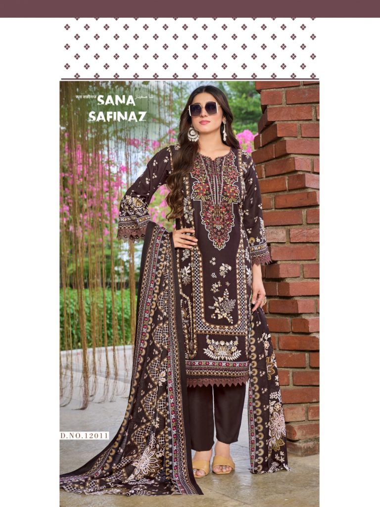 Ganesha Sana Safinaz Vol-12 – Karachi Dress Material