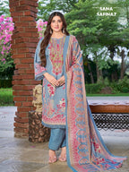 Ganesha Sana Safinaz Vol-12 – Karachi Dress Material
