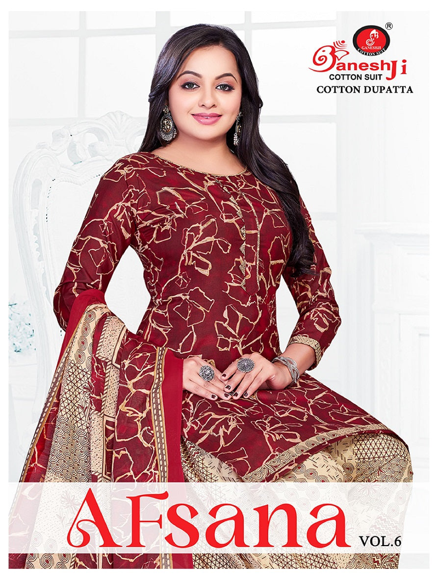 Ganeshji Afsana Vol-6 Patiyala Drees Materaisl