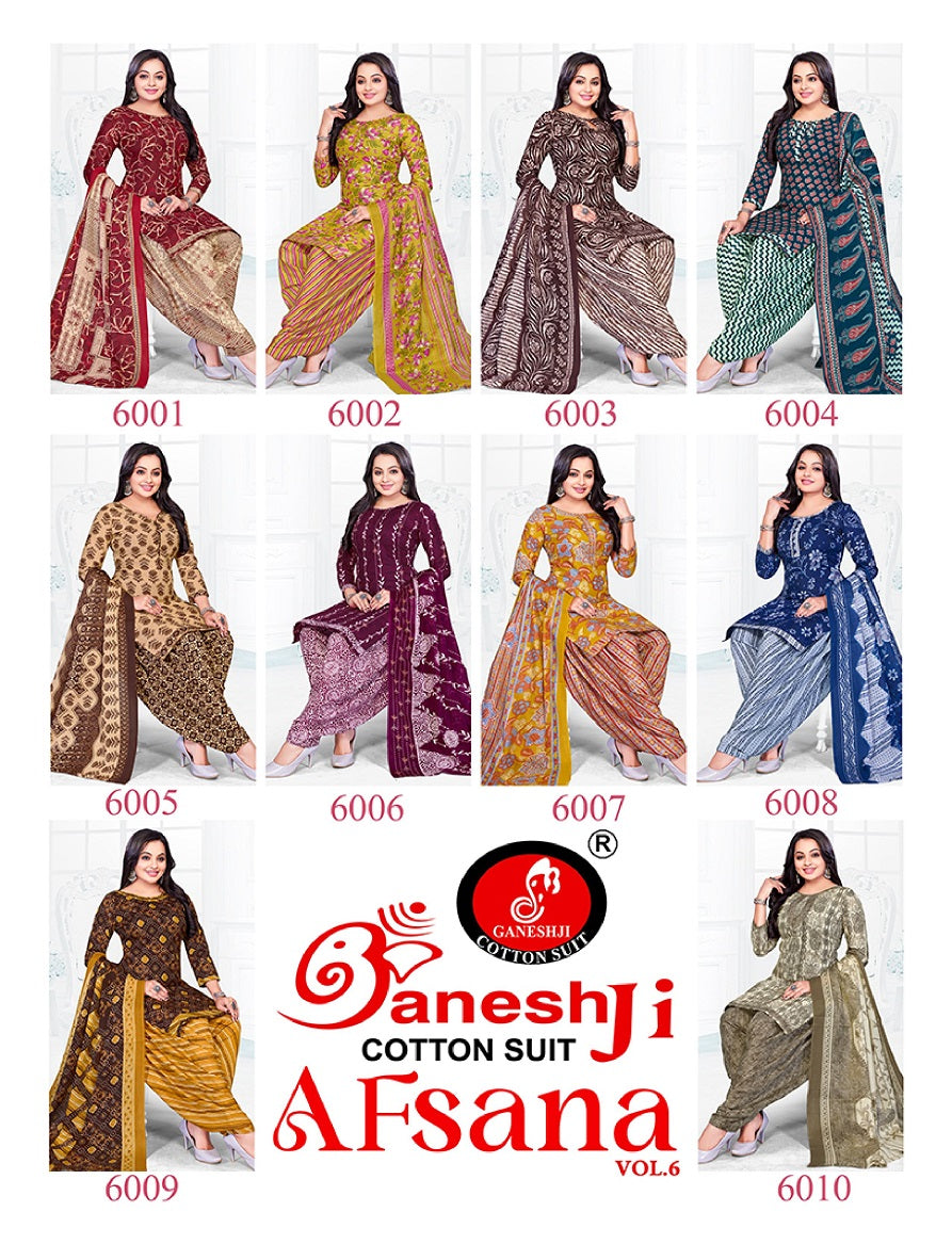 Ganeshji Afsana Vol-6 Patiyala Drees Materaisl