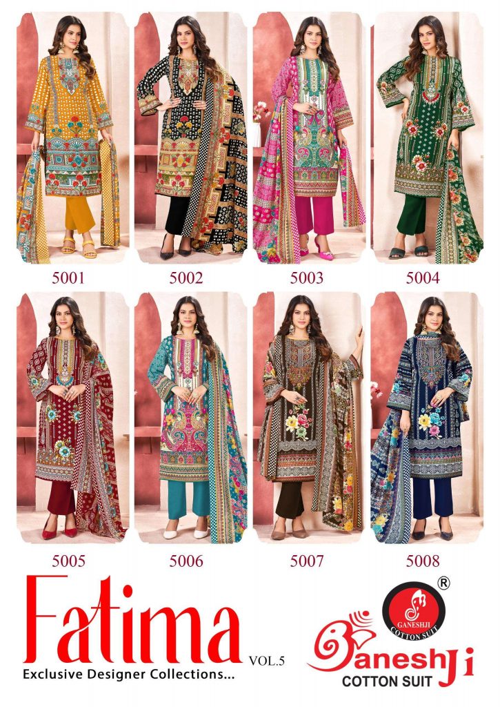 Ganeshji Fatima Vol-5 – Karachi Dress Material