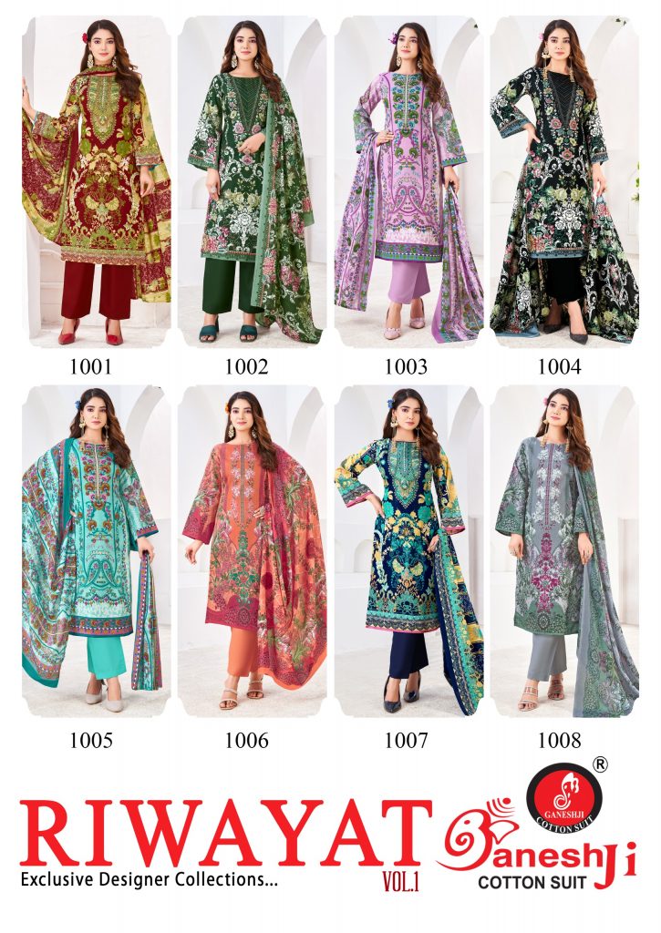 Ganeshji Riwayat Vol-1 – Pakistani Dress Material