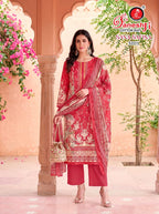 Ganeshji Sana Safina Vol 3 – Readymade Karachi Kurti Pant With Dupatta