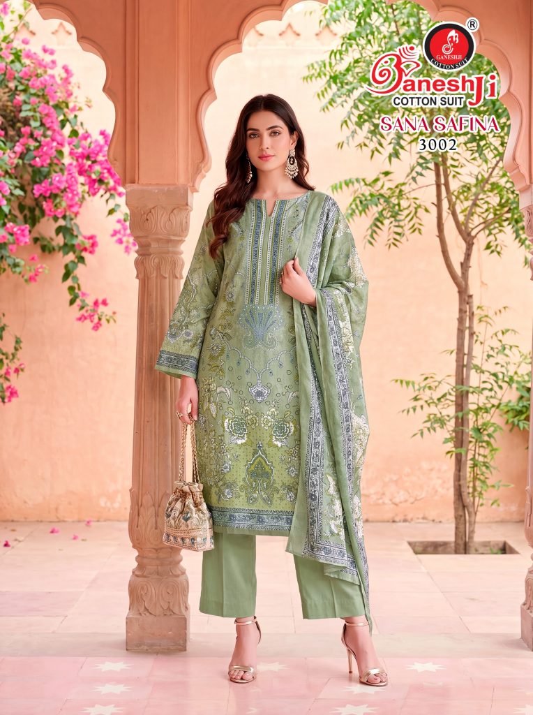 Ganeshji Sana Safina Vol 3 – Readymade Karachi Kurti Pant With Dupatta